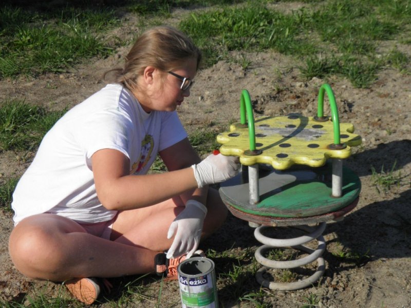 wolontariat malowanie